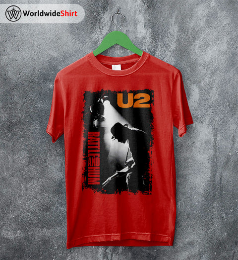 U2 Rattle And Hum Vintage 90's T Shirt U2 Shirt U2 Band Shirt