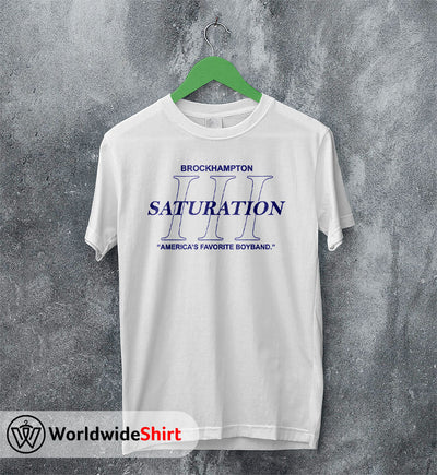 Brockhampton Saturation III T shirt Brockhampton Shirt Music Shirt - WorldWideShirt