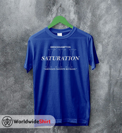 Brockhampton Saturation III T shirt Brockhampton Shirt Music Shirt - WorldWideShirt