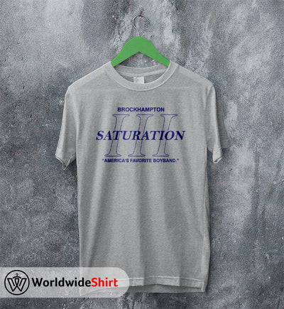 Brockhampton Saturation III T shirt Brockhampton Shirt Music Shirt - WorldWideShirt