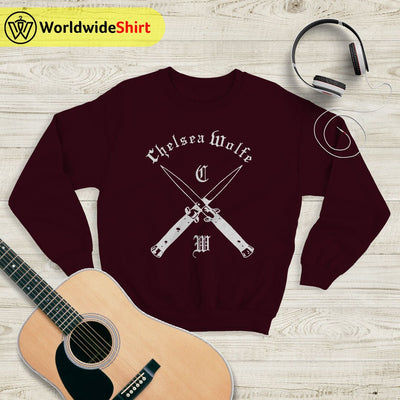 Chelsea Wolfe Blades Black Sweatshirt Chelsea Wolfe Shirt Music Shirt - WorldWideShirt