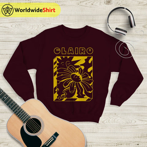 Clairo Flower Summer Tour Graphic Sweatshirt Clairo Shirt Music Shirt - WorldWideShirt