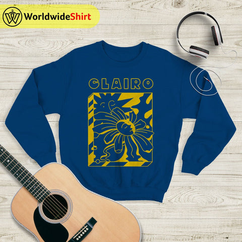 Clairo Flower Summer Tour Graphic Sweatshirt Clairo Shirt Music Shirt - WorldWideShirt