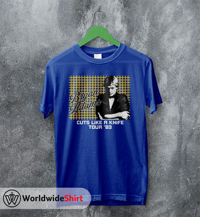 Cuts Like A Knife Tour '83 T-Shirt Bryan Adams Shirt Music Shirt - WorldWideShirt