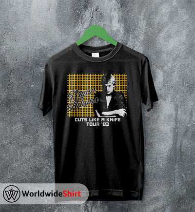 Cuts Like A Knife Tour '83 T-Shirt Bryan Adams Shirt Music Shirt - WorldWideShirt