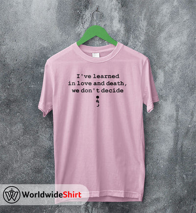 Dermot Kennedy Lost Lyrics T shirt Dermot Kennedy Shirt - WorldWideShirt