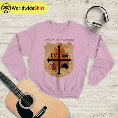 For King and Country Crest Logo Sweatshirt For King and Country Shirt - WorldWideShirt