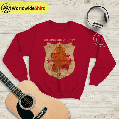 For King and Country Crest Logo Sweatshirt For King and Country Shirt - WorldWideShirt