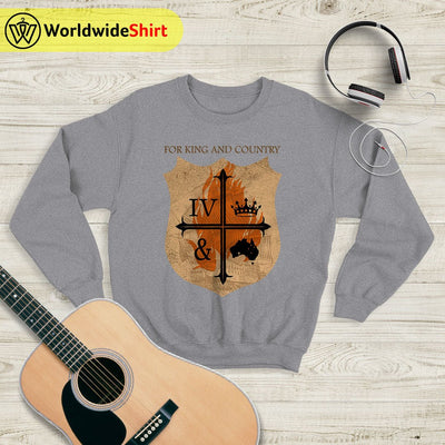 For King and Country Crest Logo Sweatshirt For King and Country Shirt - WorldWideShirt