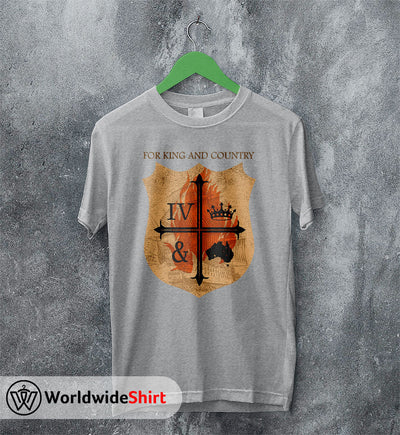 For King and Country Crest logo T shirt For King and Country Shirt - WorldWideShirt