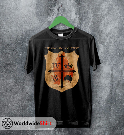 For King and Country Crest logo T shirt For King and Country Shirt - WorldWideShirt