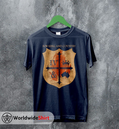 For King and Country Crest logo T shirt For King and Country Shirt - WorldWideShirt