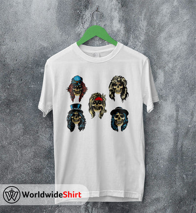 Guns N Roses Member Logo T-Shirt Guns N Roses Shirt Rock Band - WorldWideShirt