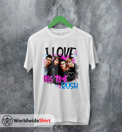 I Love Big Time Rush Graphic T shirt Big Time Rush Shirt Music Shirt - WorldWideShirt