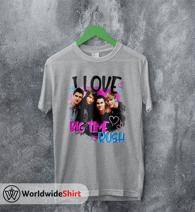 I Love Big Time Rush Graphic T shirt Big Time Rush Shirt Music Shirt - WorldWideShirt