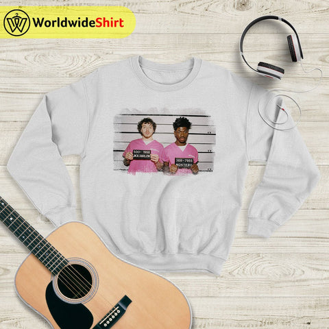 Jack Harlow And Lil Nas X Mugshot Sweatshirt Jack Harlow Shirt Rapper Shirt - WorldWideShirt