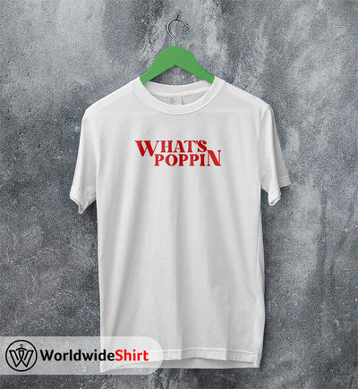 Jack Harlow WHATS POPPIN T shirt Jack Harlow Shirt Rapper Shirt - WorldWideShirt