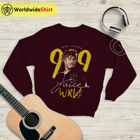 Juice WRLD 999 Graphic Sweatshirt Juice WRLD Shirt Rap Music Shirt - WorldWideShirt