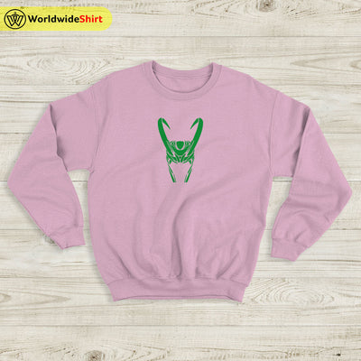 Loki Helmet Logo Sweatshirt Loki Shirt The Avengers Shirt - WorldWideShirt