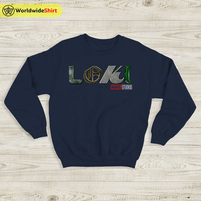 Loki Marvel Studio Logo Sweatshirt Loki Shirt The Avengers Shirt - WorldWideShirt