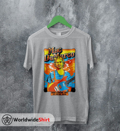 Mac DeMarco Tour Poster T shirt Mac DeMarco Shirt Music Shirt - WorldWideShirt