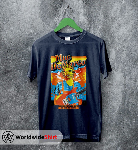 Mac DeMarco Tour Poster T shirt Mac DeMarco Shirt Music Shirt - WorldWideShirt