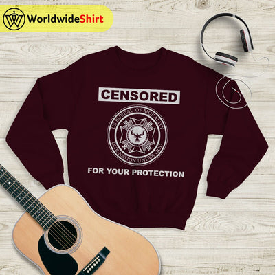 Nine Inch Nails Censored Sweatshirt Nine Inch Nails Shirt Rocker Shirt - WorldWideShirt