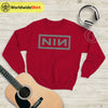 Nine Inch Nails NIN Logo Sweatshirt Nine Inch Nails Shirt Rocker Shirt - WorldWideShirt
