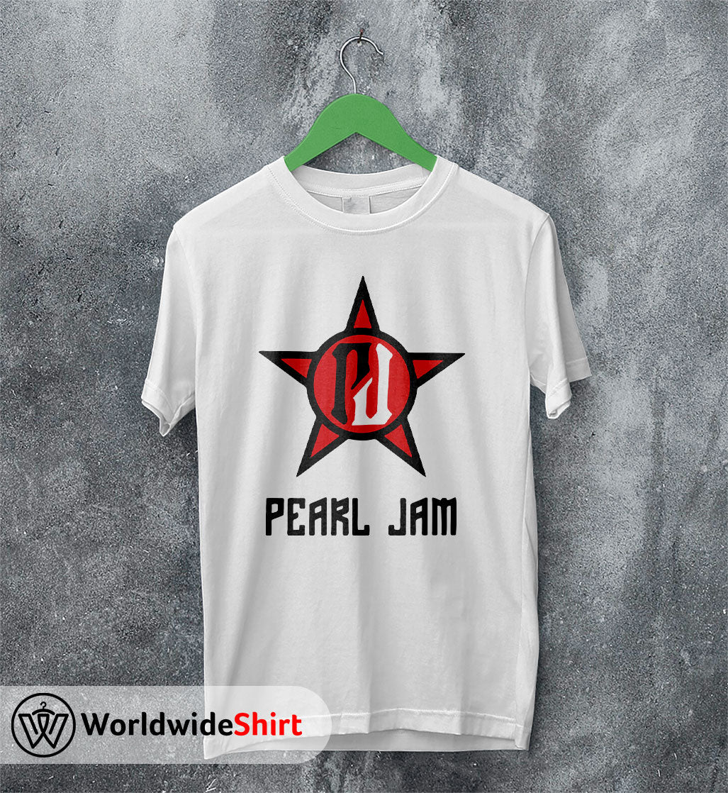 Pearl Jam Shirt Logo Vintage T Shirt Pearl Jam Merch–