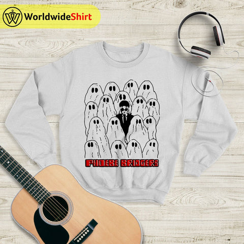 Phoebe Bridgers Ghost Sweatshirt Phoebe Bridgers Shirt Music Shirt - WorldWideShirt