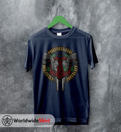 Positively Evol Perfectly Imperfect T-Shirt Guns N Roses Shirt Rock Band - WorldWideShirt