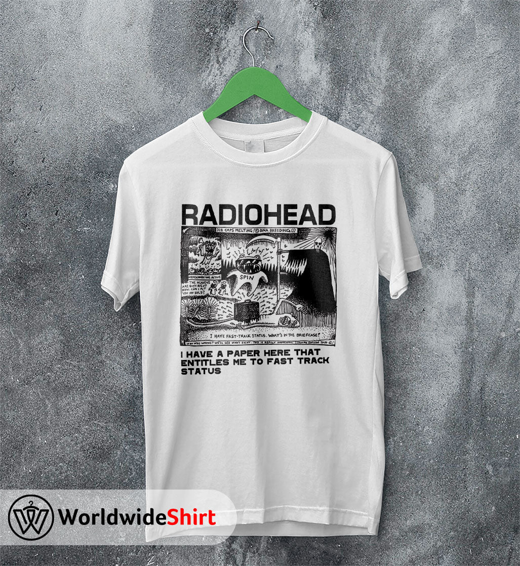 Radiohead Shirt Radiohead Ice Caps Melting T-Shirt Radiohead Merch