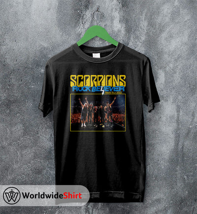 Scorpions Rock Believer 2022 Tour T shirt Scorpions Shirt Band Shirt - WorldWideShirt