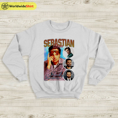 Sebastian Stan 90s BOOTLEG Sweatshirt Bucky Barnes Shirt The Avengers Shirt - WorldWideShirt