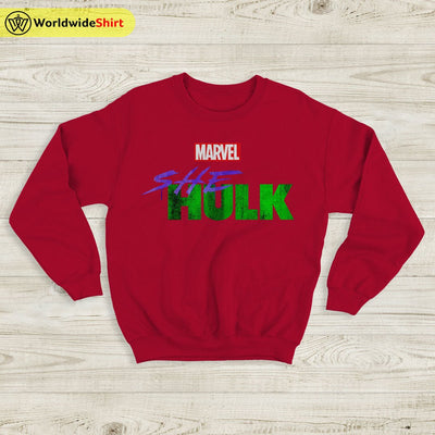 She Hulk 2022 Logo Sweatshirt She Hulk Shirt The Avengers Shirt - WorldWideShirt