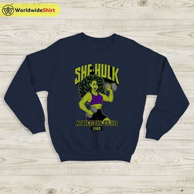 She Hulk Athletic Club 1980 Sweatshirt She Hulk Shirt The Avengers Shirt - WorldWideShirt