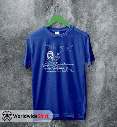 Snail Mail Habit T shirt Snail Mail Shirt Music Shirt - WorldWideShirt