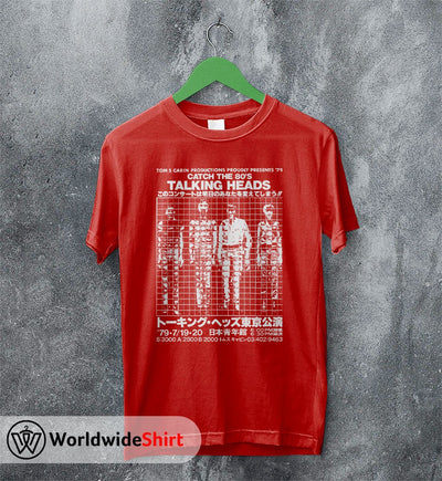 Talking Heads 1979 Tour T shirt Talking Heads Shirt Music Shirt - WorldWideShirt