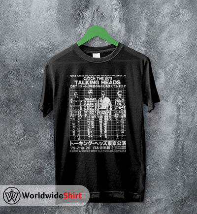 Talking Heads 1979 Tour T shirt Talking Heads Shirt Music Shirt - WorldWideShirt