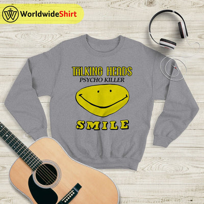 Talking Heads Psycho Killer Sweatshirt Talking Heads Shirt Music Shirt - WorldWideShirt