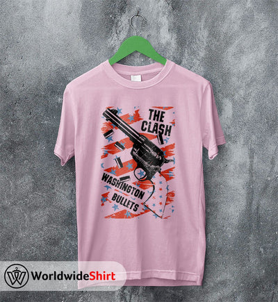 The Clash Washington Bullets T-Shirt The Clash Shirt Band Shirt - WorldWideShirt