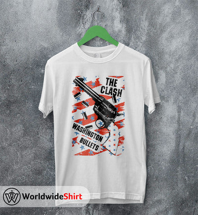 The Clash Washington Bullets T-Shirt The Clash Shirt Band Shirt - WorldWideShirt