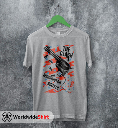 The Clash Washington Bullets T-Shirt The Clash Shirt Band Shirt - WorldWideShirt