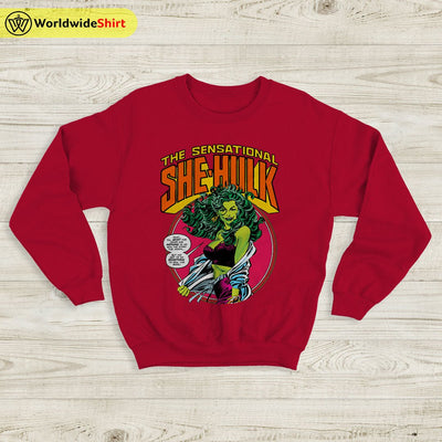 The Sensational She Hulk Sweatshirt She Hulk Shirt The Avengers Shirt - WorldWideShirt